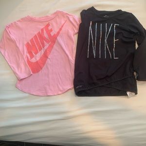 Girls size 6 Nike shirts